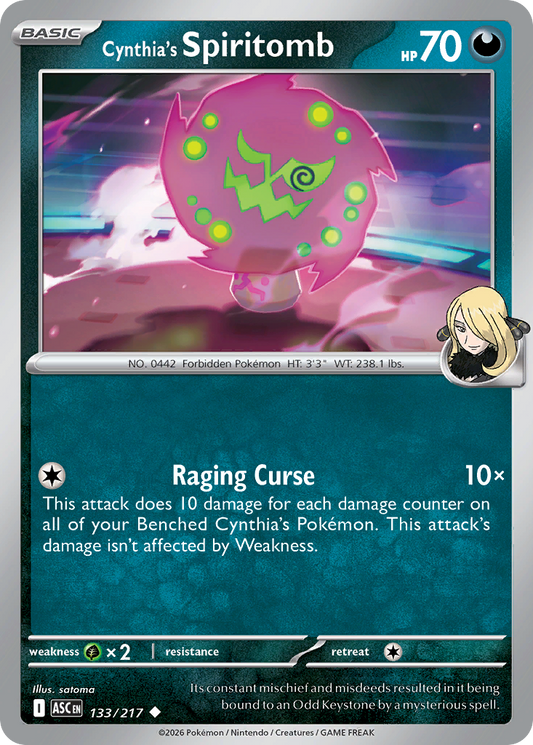 Cynthia's Spiritomb (133)