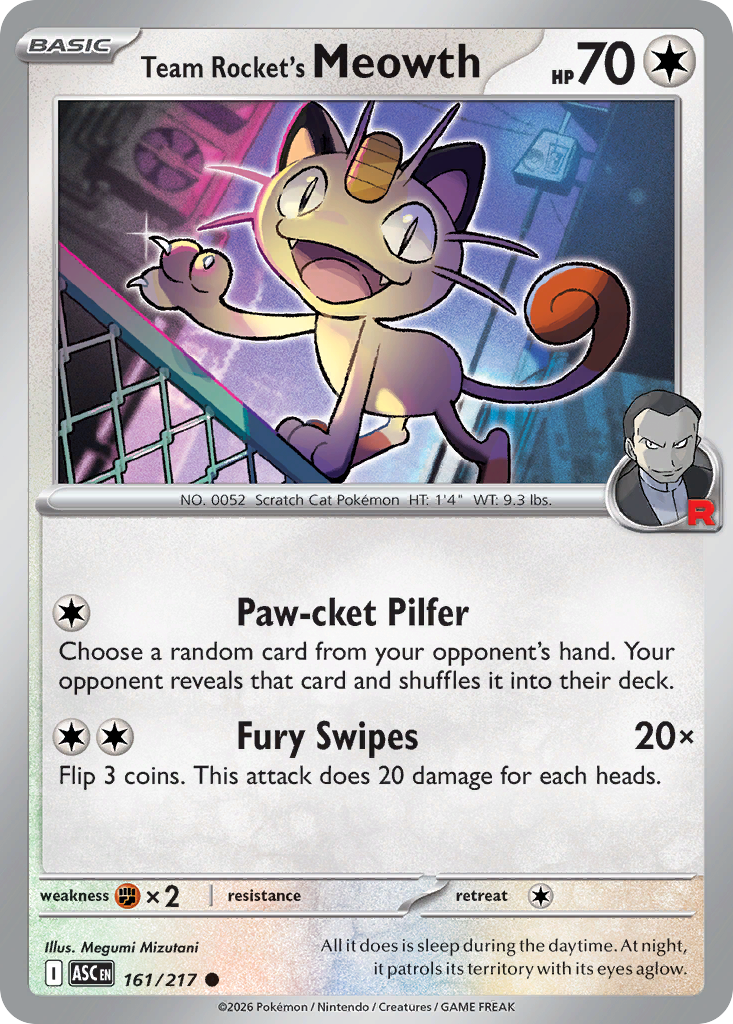 Team Rocket's Meowth (161)