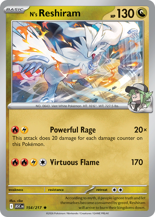 N's Reshiram (154)
