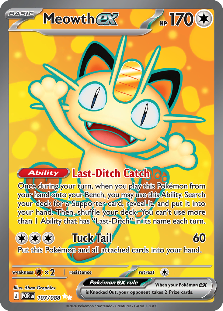 Meowth ex (107)