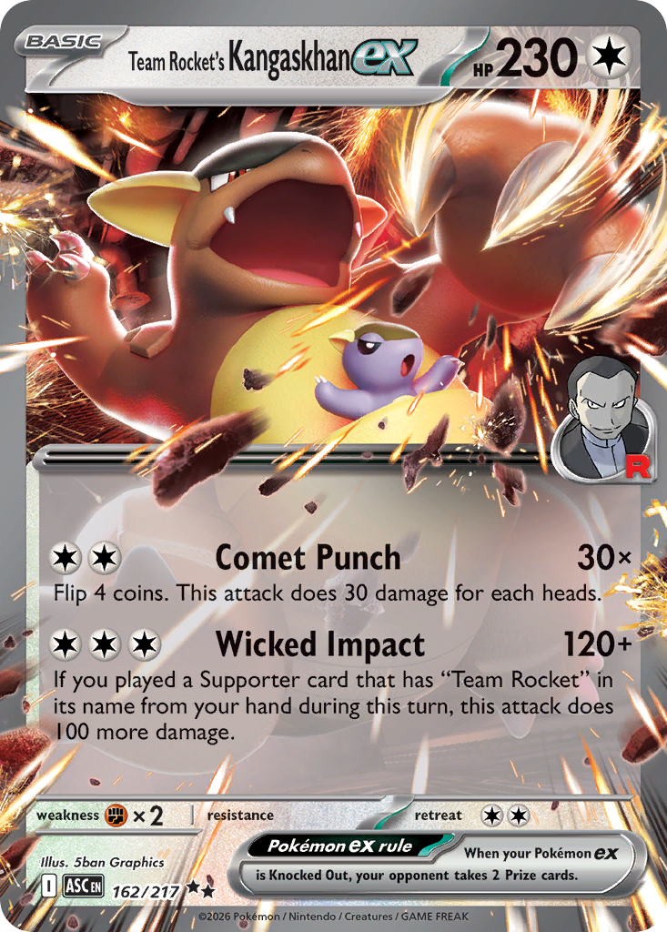 Team Rocket's Kangaskhan ex (162)