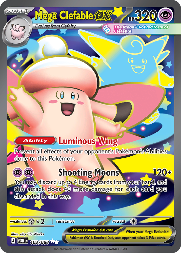 Mega Clefable ex (103)