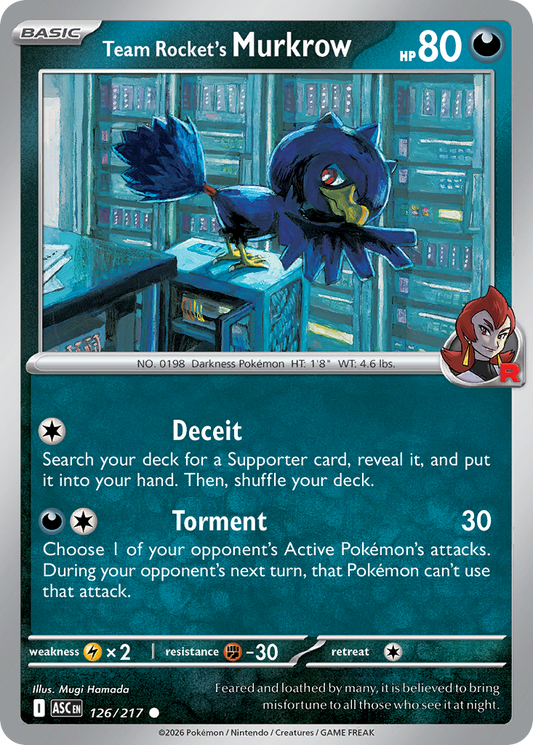 Team Rocket's Murkrow (126)