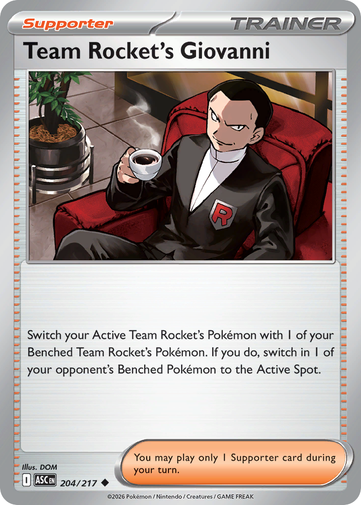 Team Rocket's Giovanni (204)