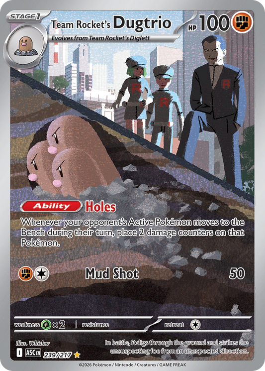 Team Rocket's Dugtrio (239)