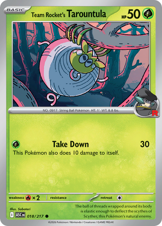 Team Rocket's Tarountula (18)