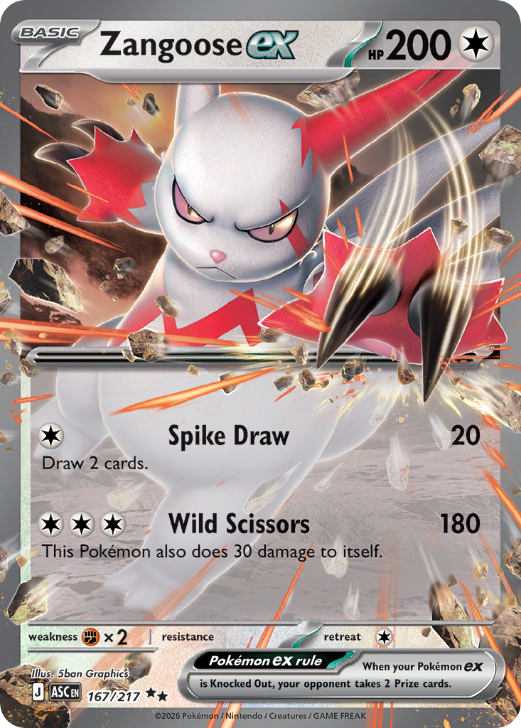 Zangoose ex (167)