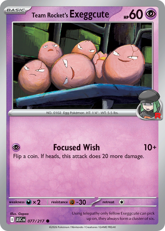Team Rocket's Exeggcute (77)