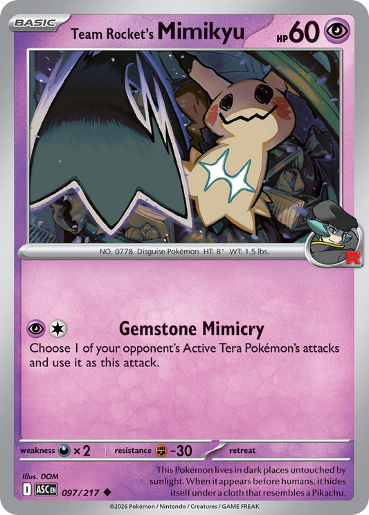 Team Rocket's Mimikyu (97)